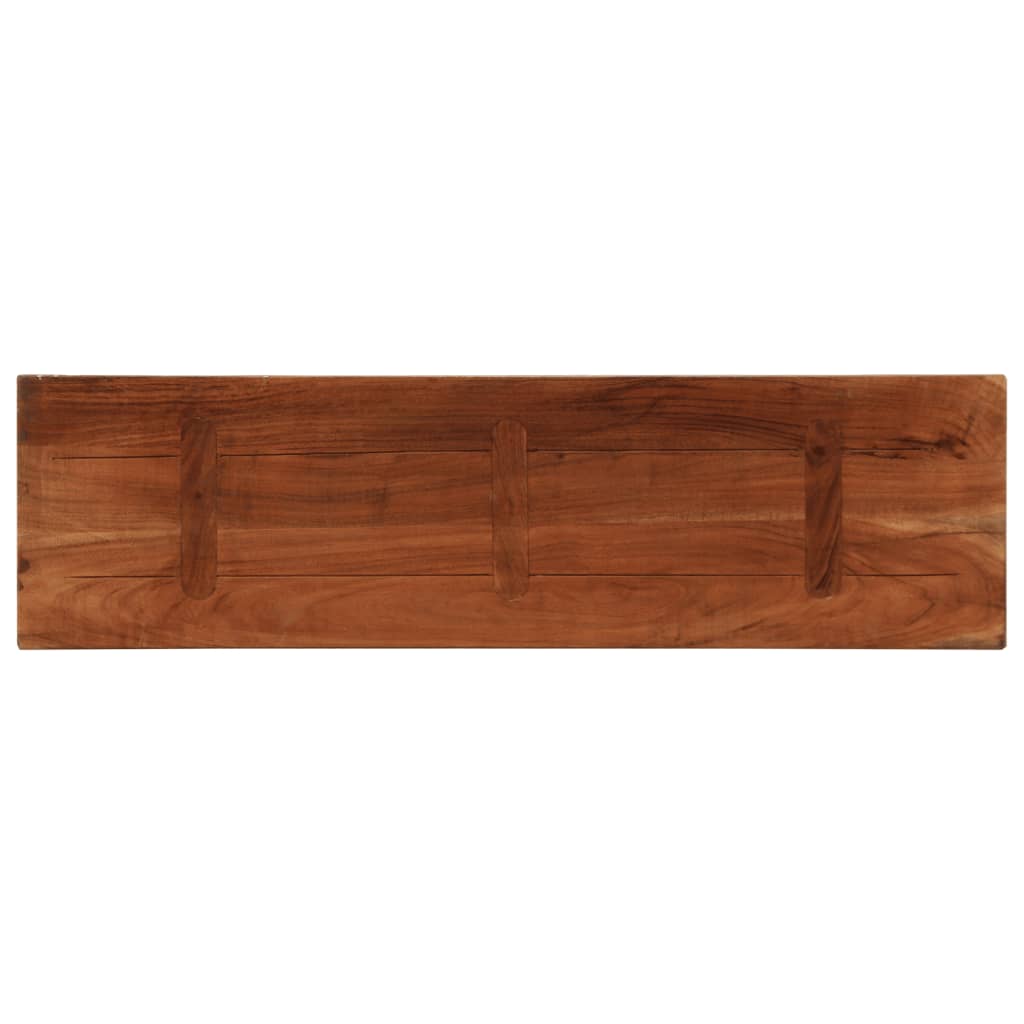 Rechteckige Tischplatte aus nachhaltigem Altholz oder recyceltem Massivholz – Größen von 50x20 cm bis 180x80 cm, rustikales Design und zeitlose Optik