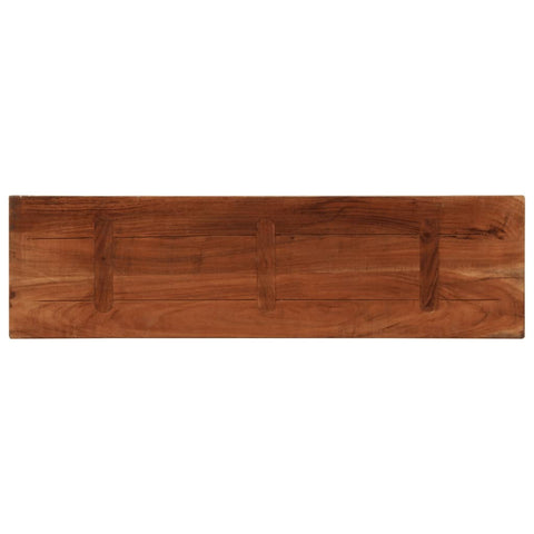 Rechteckige Tischplatte aus nachhaltigem Altholz oder recyceltem Massivholz – Größen von 50x20 cm bis 180x80 cm, rustikales Design und zeitlose Optik