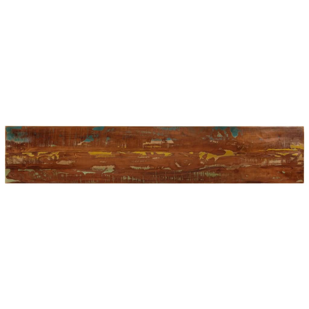 Rechteckige Tischplatte aus nachhaltigem Altholz oder recyceltem Massivholz – Größen von 50x20 cm bis 180x80 cm, rustikales Design und zeitlose Optik