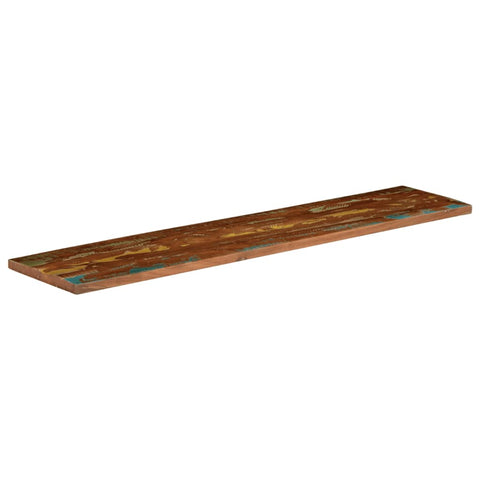 Rechteckige Tischplatte aus nachhaltigem Altholz oder recyceltem Massivholz – Größen von 50x20 cm bis 180x80 cm, rustikales Design und zeitlose Optik