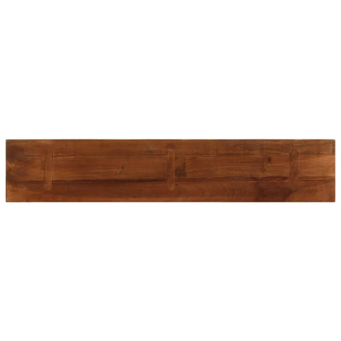Rechteckige Tischplatte aus nachhaltigem Altholz oder recyceltem Massivholz – Größen von 50x20 cm bis 180x80 cm, rustikales Design und zeitlose Optik