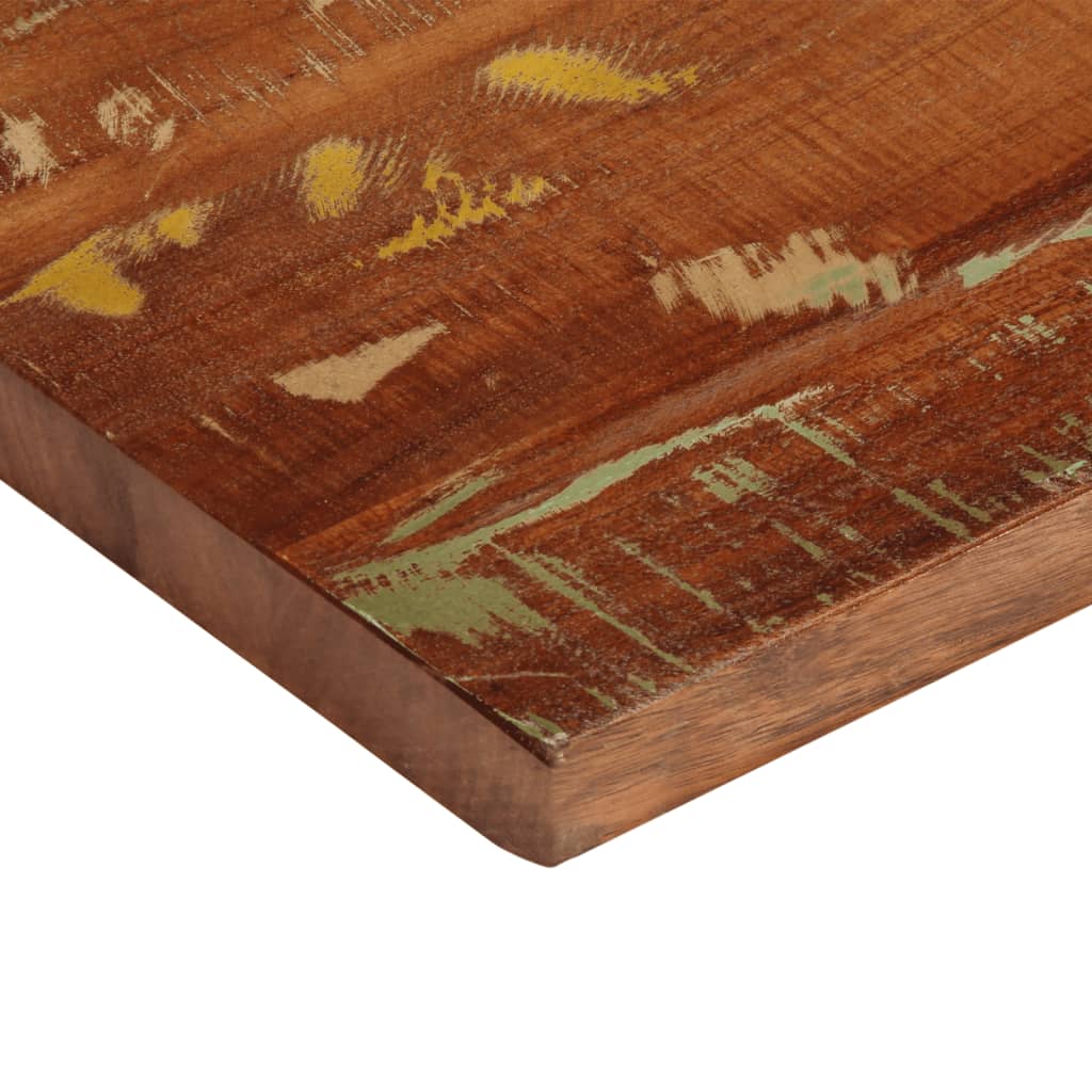 Rechteckige Tischplatte aus nachhaltigem Altholz oder recyceltem Massivholz – Größen von 50x20 cm bis 180x80 cm, rustikales Design und zeitlose Optik