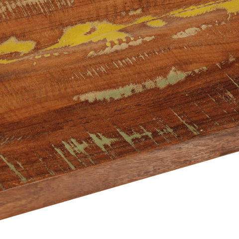 Rechteckige Tischplatte aus nachhaltigem Altholz oder recyceltem Massivholz – Größen von 50x20 cm bis 180x80 cm, rustikales Design und zeitlose Optik
