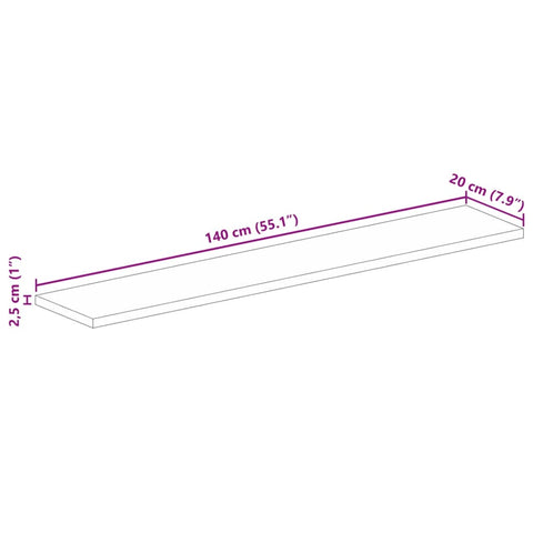 Rechteckige Tischplatte aus nachhaltigem Altholz oder recyceltem Massivholz – Größen von 50x20 cm bis 180x80 cm, rustikales Design und zeitlose Optik