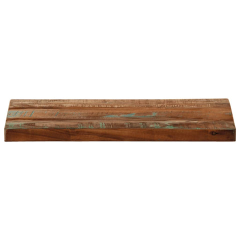 Rechteckige Tischplatte aus nachhaltigem Altholz oder recyceltem Massivholz – Größen von 50x20 cm bis 180x80 cm, rustikales Design und zeitlose Optik