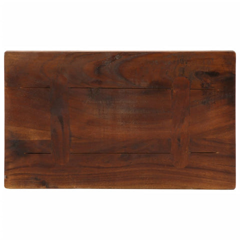 Rechteckige Tischplatte aus nachhaltigem Altholz oder recyceltem Massivholz – Größen von 50x20 cm bis 180x80 cm, rustikales Design und zeitlose Optik