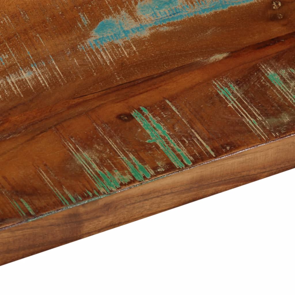 Rechteckige Tischplatte aus nachhaltigem Altholz oder recyceltem Massivholz – Größen von 50x20 cm bis 180x80 cm, rustikales Design und zeitlose Optik