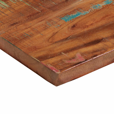 Rechteckige Tischplatte aus nachhaltigem Altholz oder recyceltem Massivholz – Größen von 50x20 cm bis 180x80 cm, rustikales Design und zeitlose Optik