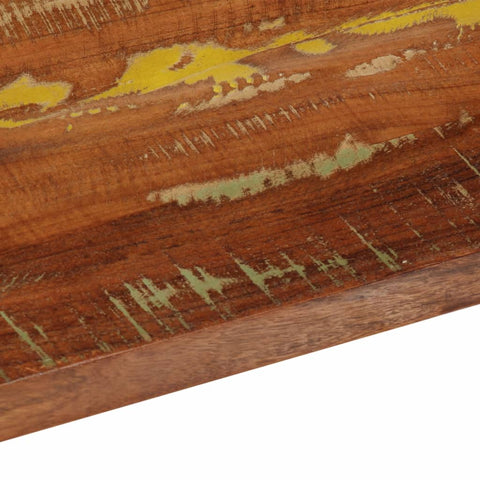 Rechteckige Tischplatte aus nachhaltigem Altholz oder recyceltem Massivholz – Größen von 50x20 cm bis 180x80 cm, rustikales Design und zeitlose Optik