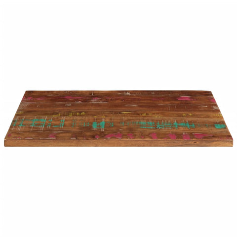 Rechteckige Tischplatte aus nachhaltigem Altholz oder recyceltem Massivholz – Größen von 50x20 cm bis 180x80 cm, rustikales Design und zeitlose Optik