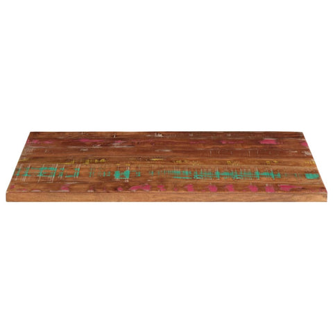 Rechteckige Tischplatte aus nachhaltigem Altholz oder recyceltem Massivholz – Größen von 50x20 cm bis 180x80 cm, rustikales Design und zeitlose Optik