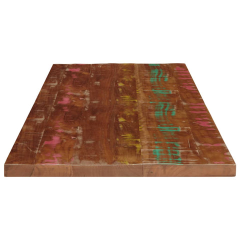 Rechteckige Tischplatte aus nachhaltigem Altholz oder recyceltem Massivholz – Größen von 50x20 cm bis 180x80 cm, rustikales Design und zeitlose Optik