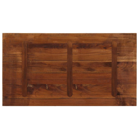 Rechteckige Tischplatte aus nachhaltigem Altholz oder recyceltem Massivholz – Größen von 50x20 cm bis 180x80 cm, rustikales Design und zeitlose Optik