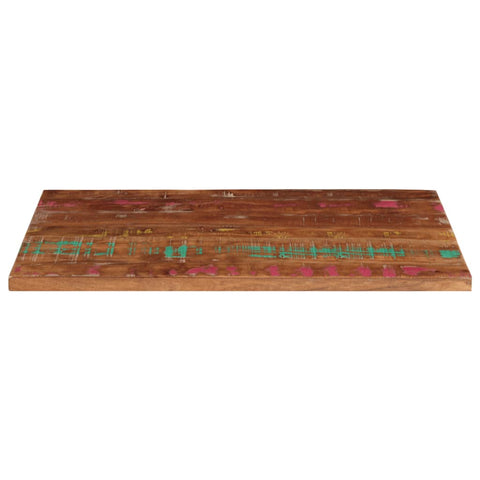 Rechteckige Tischplatte aus nachhaltigem Altholz oder recyceltem Massivholz – Größen von 50x20 cm bis 180x80 cm, rustikales Design und zeitlose Optik
