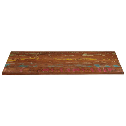 Rechteckige Tischplatte aus nachhaltigem Altholz oder recyceltem Massivholz – Größen von 50x20 cm bis 180x80 cm, rustikales Design und zeitlose Optik