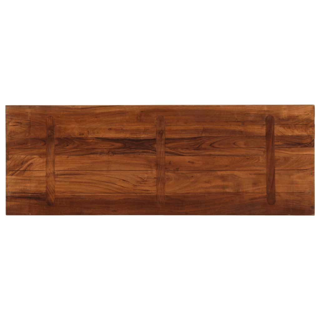 Rechteckige Tischplatte aus nachhaltigem Altholz oder recyceltem Massivholz – Größen von 50x20 cm bis 180x80 cm, rustikales Design und zeitlose Optik