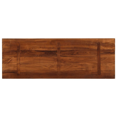 Rechteckige Tischplatte aus nachhaltigem Altholz oder recyceltem Massivholz – Größen von 50x20 cm bis 180x80 cm, rustikales Design und zeitlose Optik