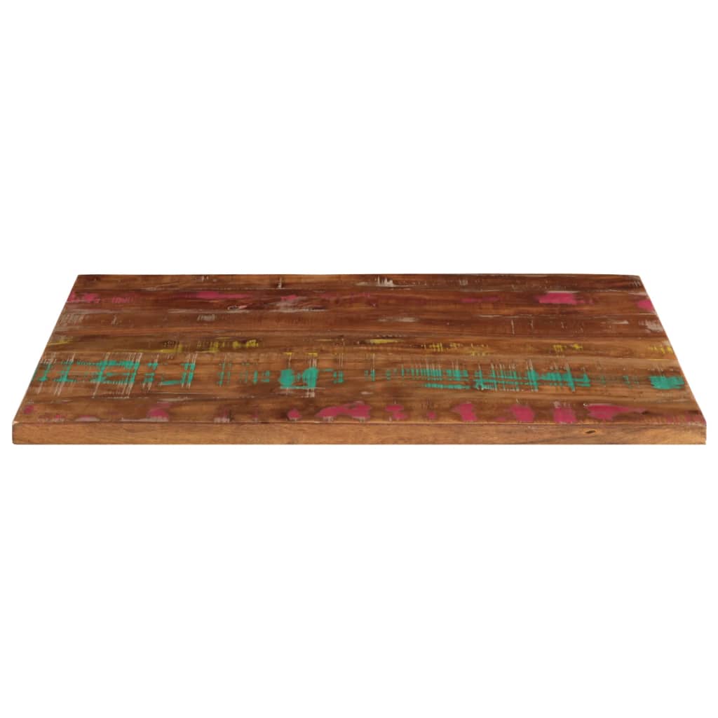 Rechteckige Tischplatte aus nachhaltigem Altholz oder recyceltem Massivholz – Größen von 50x20 cm bis 180x80 cm, rustikales Design und zeitlose Optik