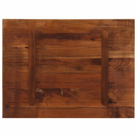 Rechteckige Tischplatte aus nachhaltigem Altholz oder recyceltem Massivholz – Größen von 50x20 cm bis 180x80 cm, rustikales Design und zeitlose Optik