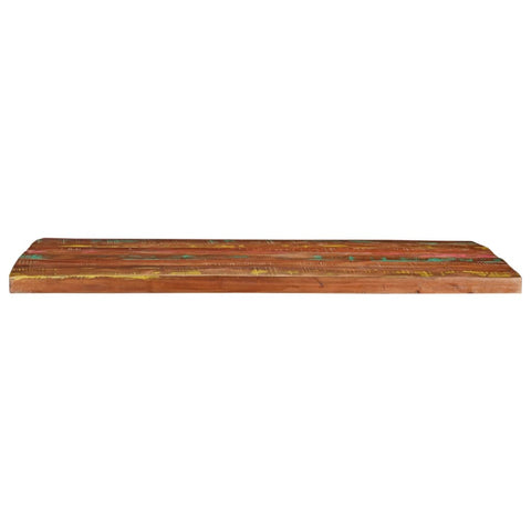 Rechteckige Tischplatte aus nachhaltigem Altholz oder recyceltem Massivholz – Größen von 50x20 cm bis 180x80 cm, rustikales Design und zeitlose Optik