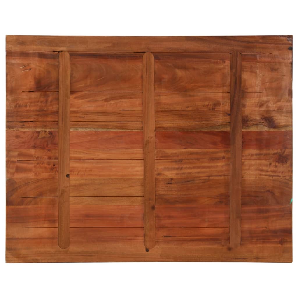 Rechteckige Tischplatte aus nachhaltigem Altholz oder recyceltem Massivholz – Größen von 50x20 cm bis 180x80 cm, rustikales Design und zeitlose Optik