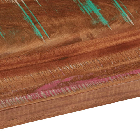 Rechteckige Tischplatte aus nachhaltigem Altholz oder recyceltem Massivholz – Größen von 50x20 cm bis 180x80 cm, rustikales Design und zeitlose Optik