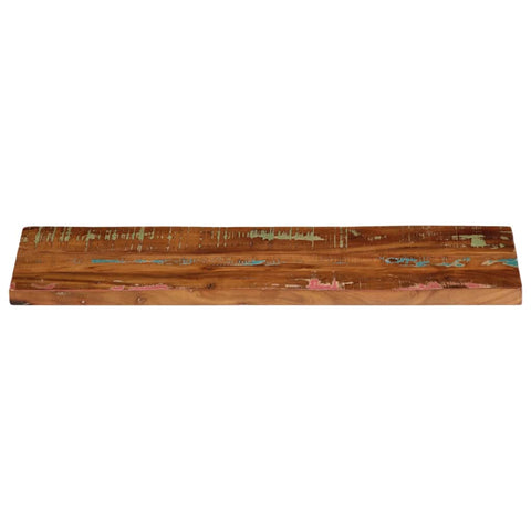 Rechteckige Tischplatte aus nachhaltigem Altholz oder recyceltem Massivholz – Größen von 50x20 cm bis 180x80 cm, rustikales Design und zeitlose Optik