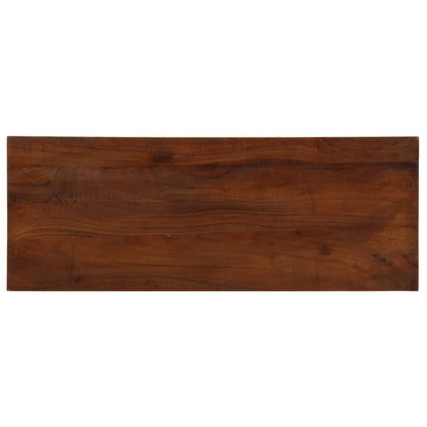 Rechteckige Tischplatte aus nachhaltigem Altholz oder recyceltem Massivholz – Größen von 50x20 cm bis 180x80 cm, rustikales Design und zeitlose Optik
