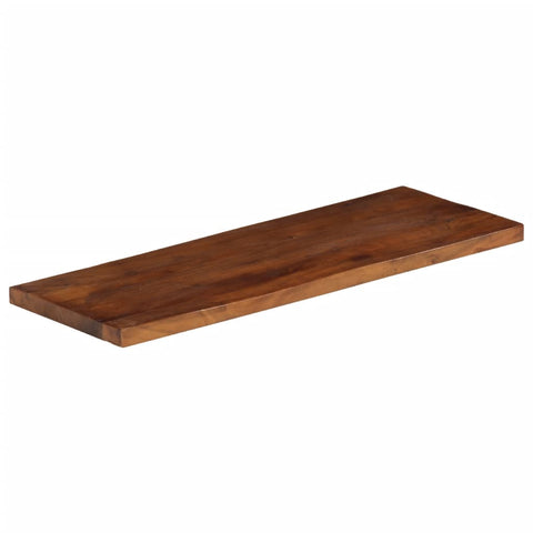 Rechteckige Tischplatte aus nachhaltigem Altholz oder recyceltem Massivholz – Größen von 50x20 cm bis 180x80 cm, rustikales Design und zeitlose Optik