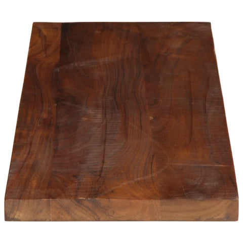 Rechteckige Tischplatte aus nachhaltigem Altholz oder recyceltem Massivholz – Größen von 50x20 cm bis 180x80 cm, rustikales Design und zeitlose Optik