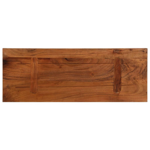 Rechteckige Tischplatte aus nachhaltigem Altholz oder recyceltem Massivholz – Größen von 50x20 cm bis 180x80 cm, rustikales Design und zeitlose Optik