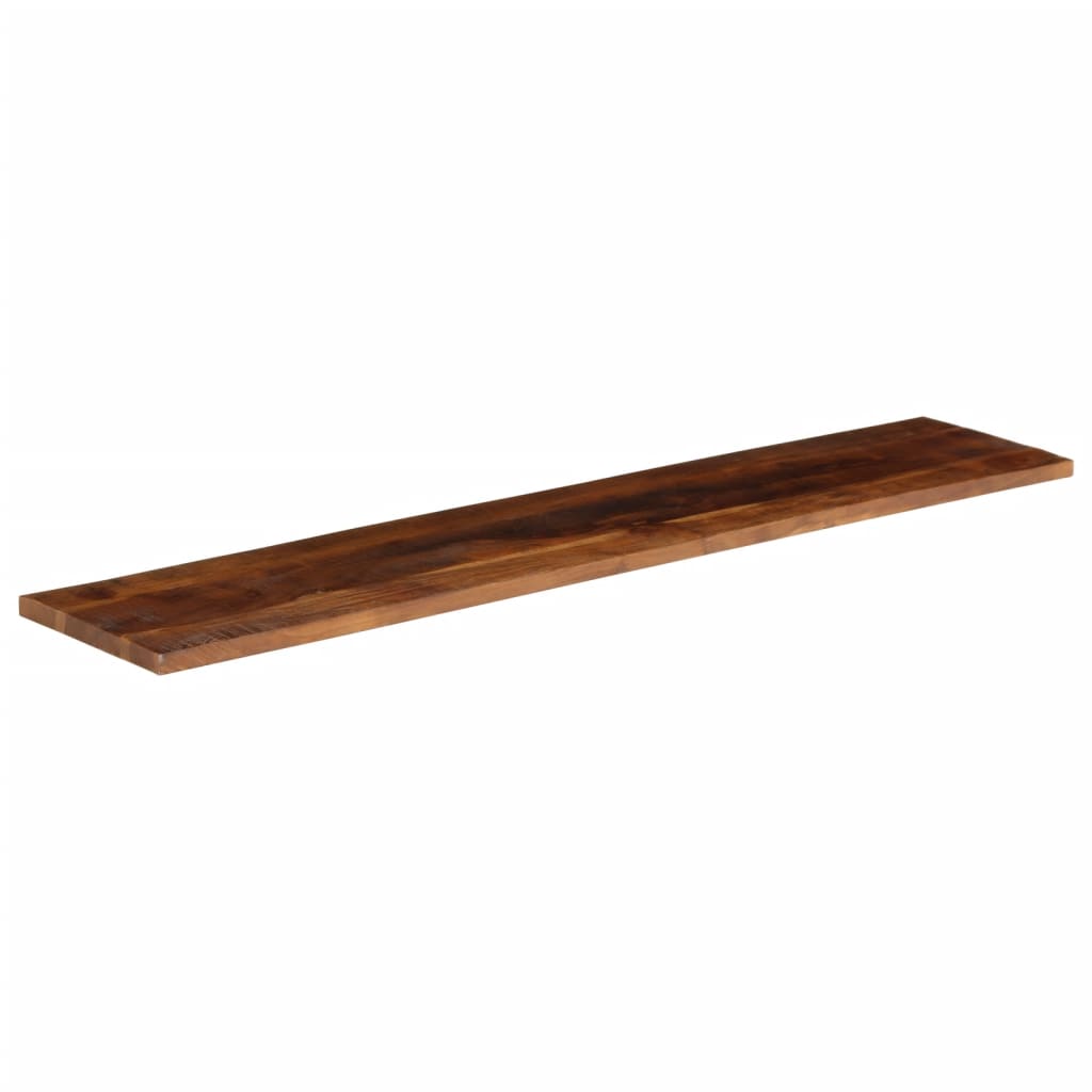Rechteckige Tischplatte aus nachhaltigem Altholz oder recyceltem Massivholz – Größen von 50x20 cm bis 180x80 cm, rustikales Design und zeitlose Optik