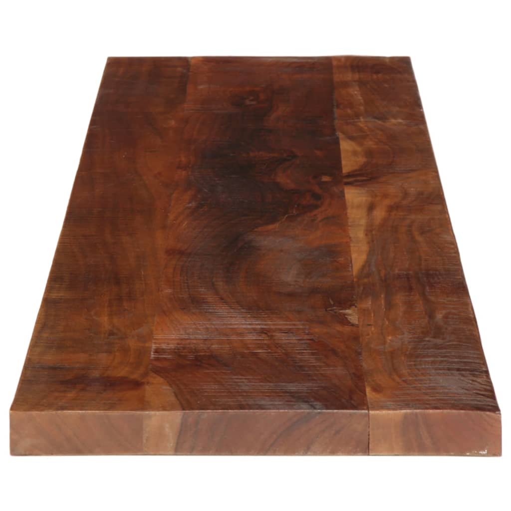 Rechteckige Tischplatte aus nachhaltigem Altholz oder recyceltem Massivholz – Größen von 50x20 cm bis 180x80 cm, rustikales Design und zeitlose Optik