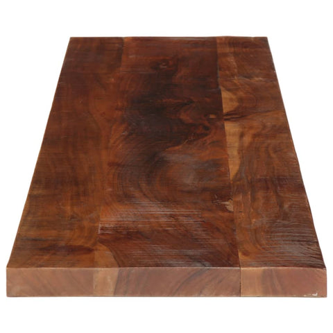 Rechteckige Tischplatte aus nachhaltigem Altholz oder recyceltem Massivholz – Größen von 50x20 cm bis 180x80 cm, rustikales Design und zeitlose Optik