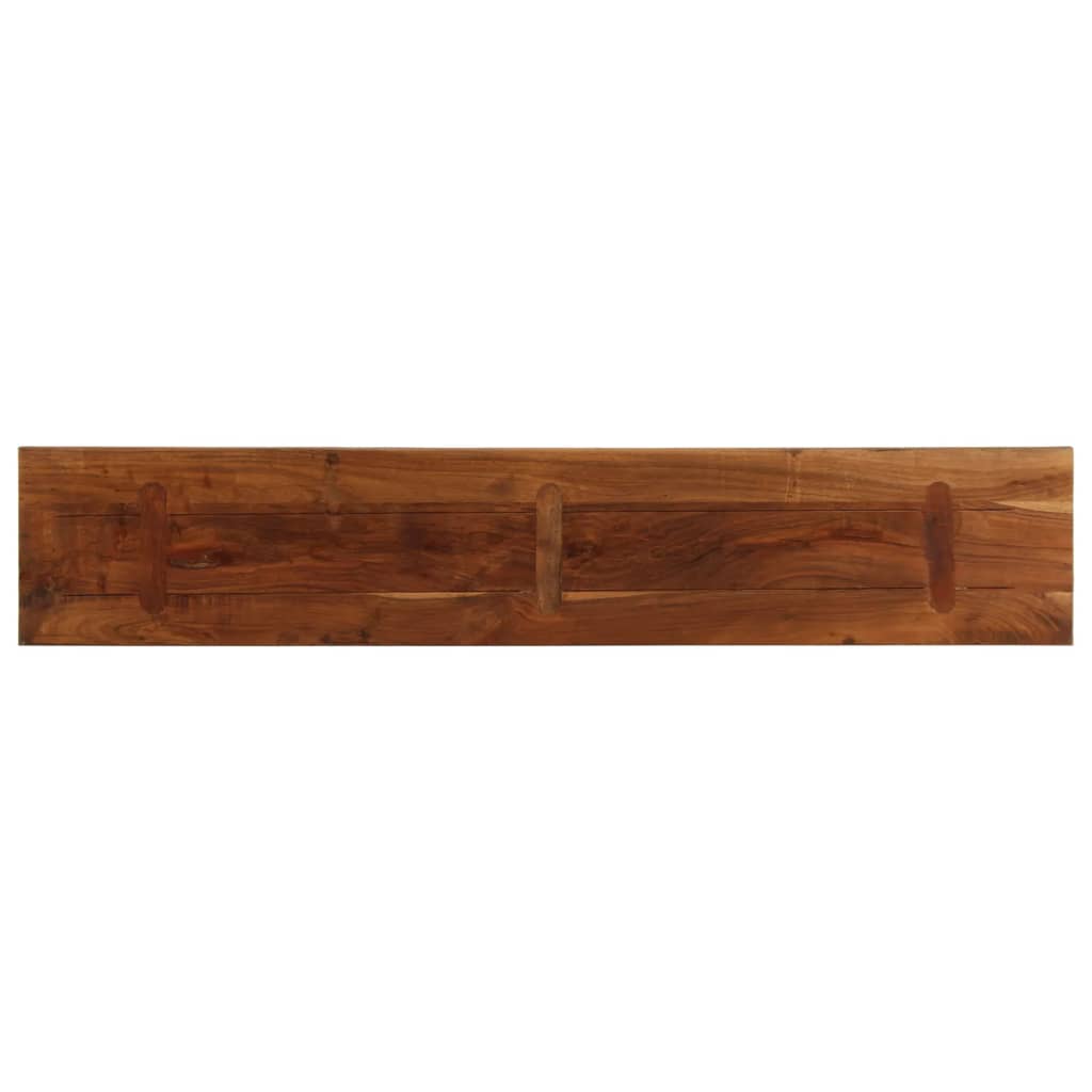 Rechteckige Tischplatte aus nachhaltigem Altholz oder recyceltem Massivholz – Größen von 50x20 cm bis 180x80 cm, rustikales Design und zeitlose Optik