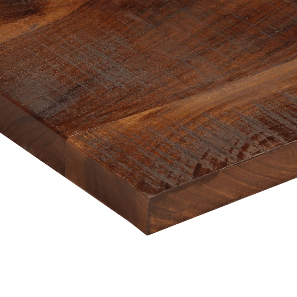 Rechteckige Tischplatte aus nachhaltigem Altholz oder recyceltem Massivholz – Größen von 50x20 cm bis 180x80 cm, rustikales Design und zeitlose Optik