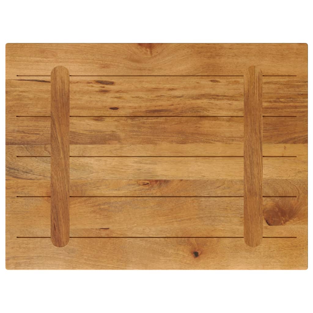 Tischplatte 90x50x3,8 cm Rechteckig Massivholz Mango