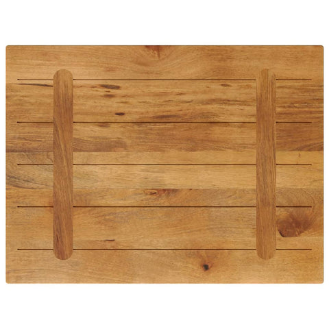 Tischplatte 90x50x3,8 cm Rechteckig Massivholz Mango