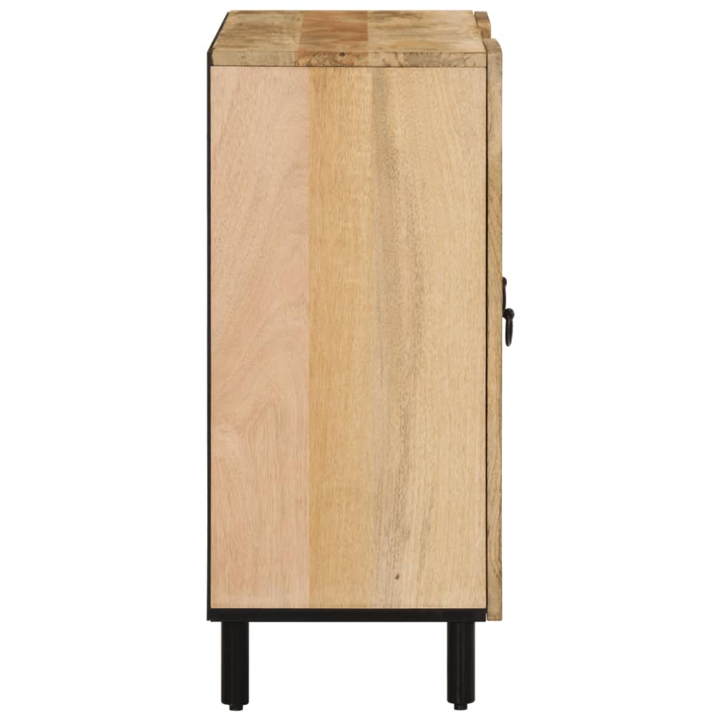 Beistellschrank 90x33x75 cm Massivholz Mango