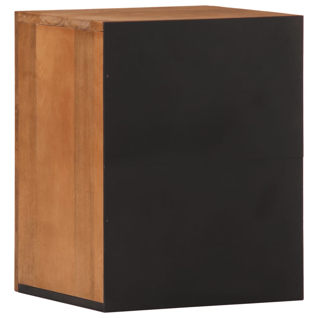 Bad-Wandschrank 38x33x48 cm Massivholz Mango