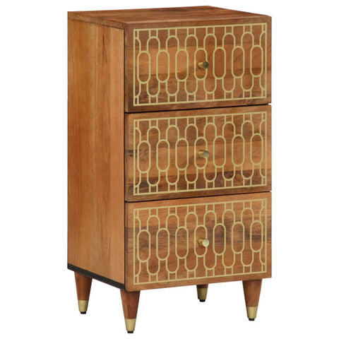 Beistellschrank 40x33x75 cm Massivholz Mango