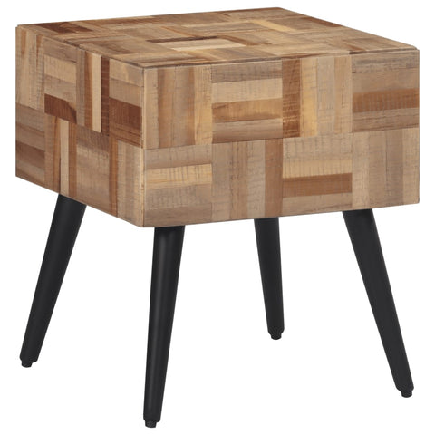 Beistelltisch 40x40x45 cm Recyceltes Massivholz Teak