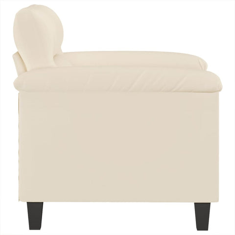 Sessel Beige 60 cm Mikrofasergewebe