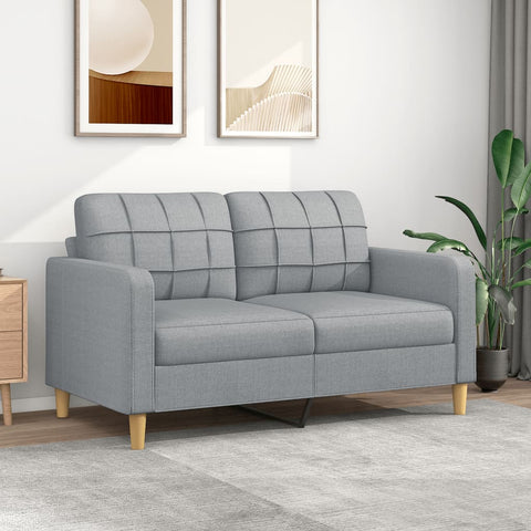 2-Sitzer-Sofa 140 cm Stoff in verschiedenen Farben und Stilen