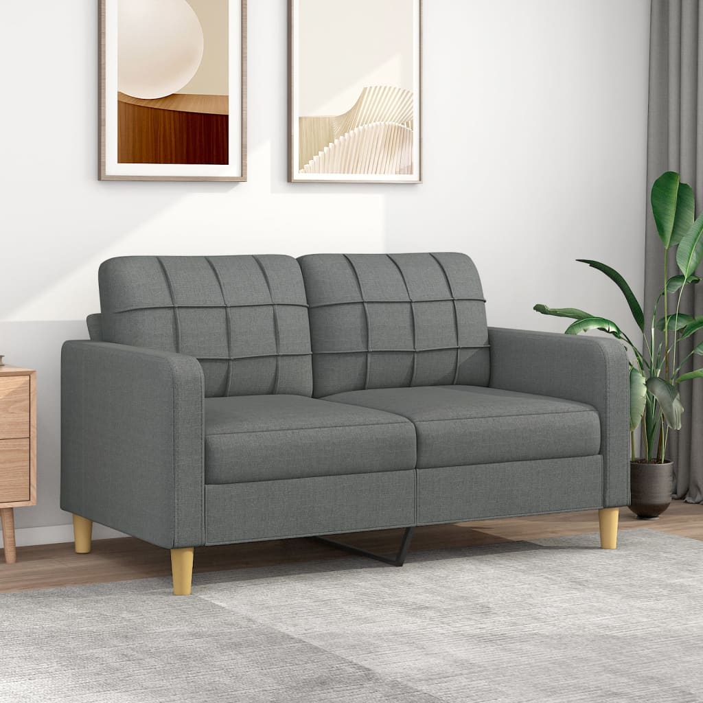 2-Sitzer-Sofa 140 cm Stoff in verschiedenen Farben und Stilen