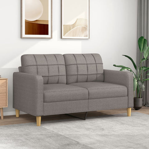 2-Sitzer-Sofa 140 cm Stoff in verschiedenen Farben und Stilen