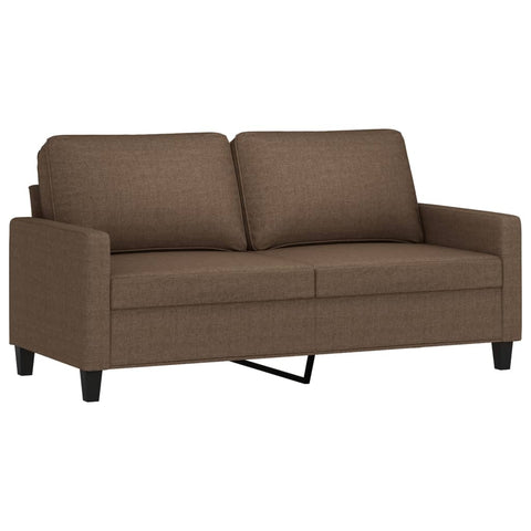 2-Sitzer-Sofa Braun 140 cm Stoff