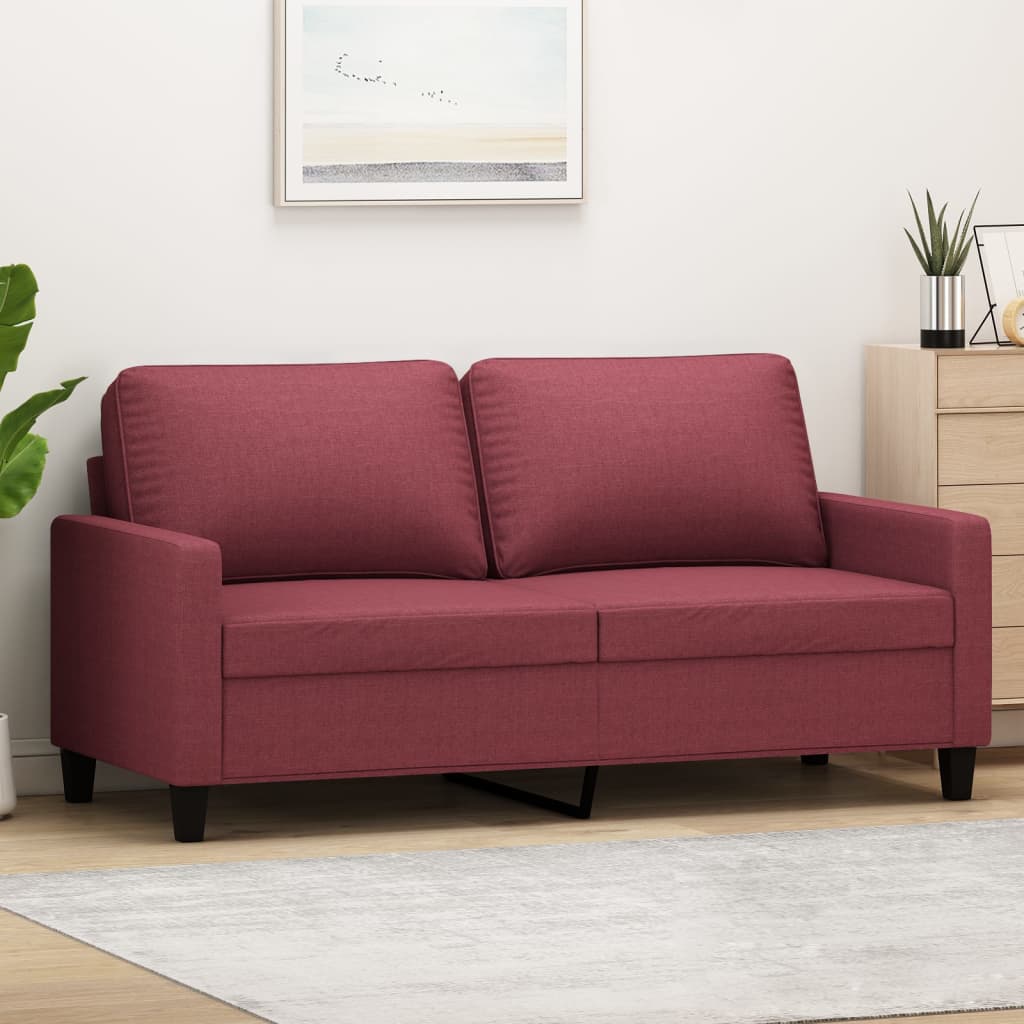 2-Sitzer-Sofa 140 cm Stoff in verschiedenen Farben und Stilen