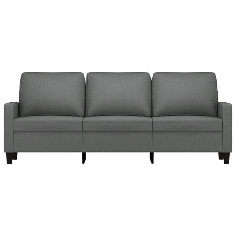 3-Sitzer-Sofa Dunkelgrau 180 cm Stoff