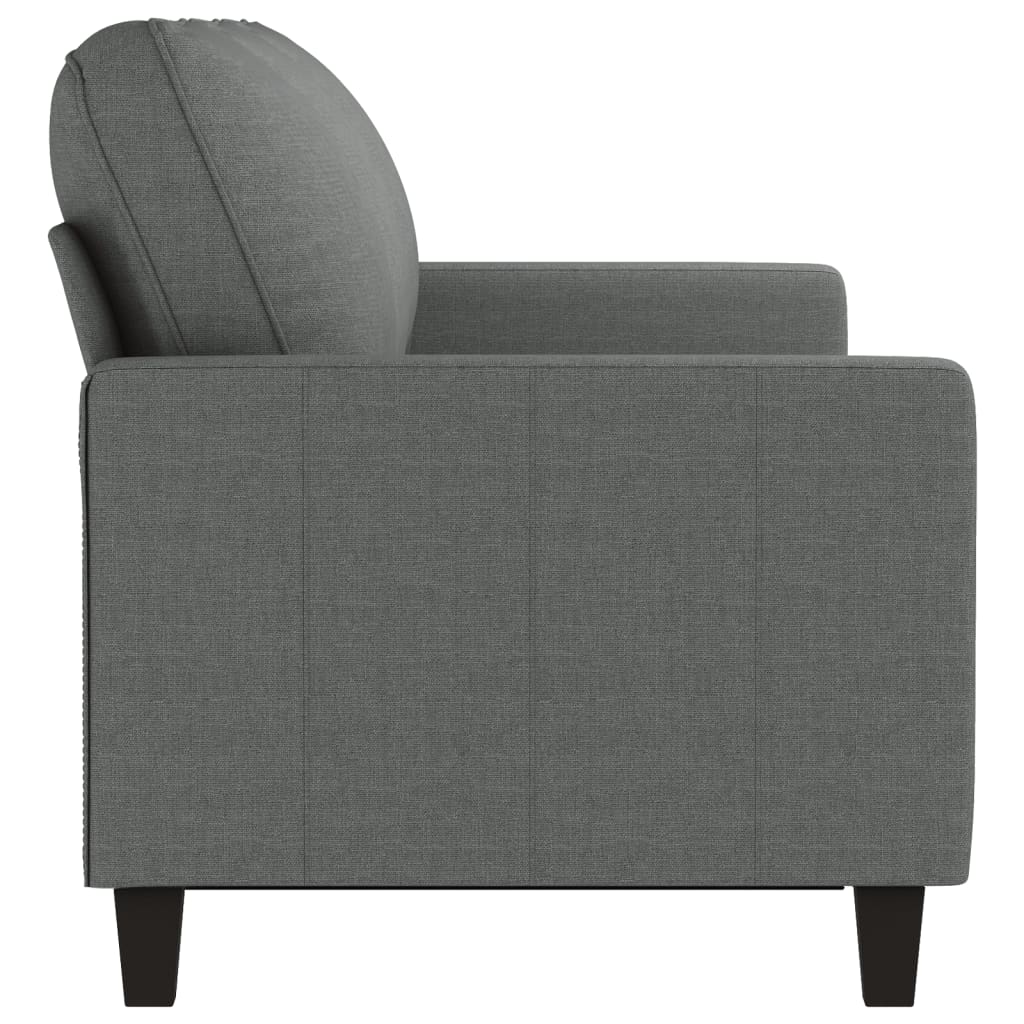 3-Sitzer-Sofa Dunkelgrau 180 cm Stoff